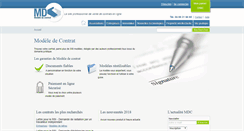 Desktop Screenshot of modele-contrat.com